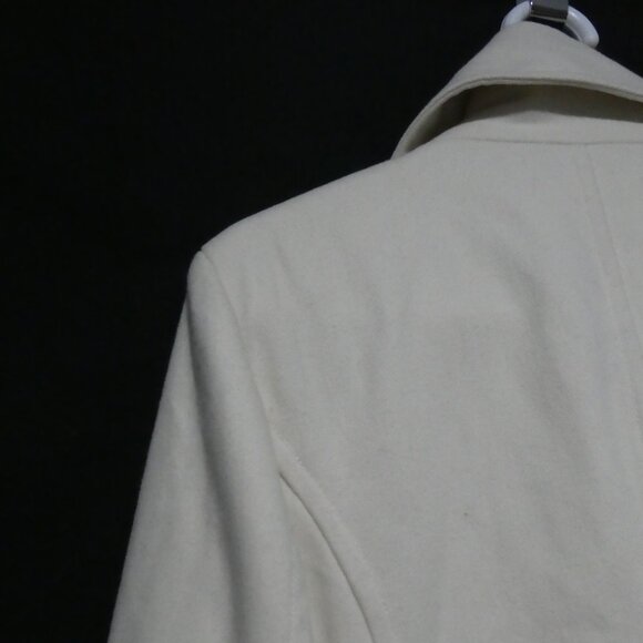 ESPRIT | large | Ivory Pea Coat | Dry Clean Only - Picture 10 of 15